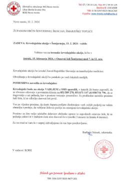 krvodajalska akcija Šentjernej